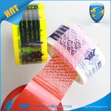 all kinds of high quality Tamper evident security VOID sealing tapes